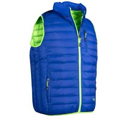 GILET VERT-BLEU T.M