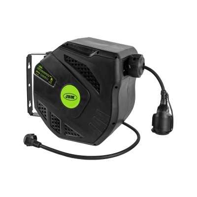 ENROULEUR CABLE ELECTRIQUE 21M - VERT