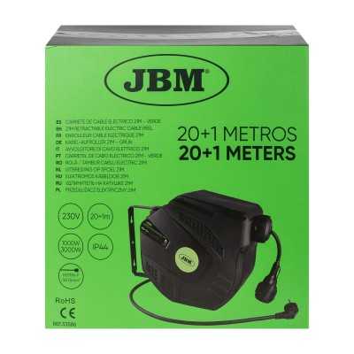 ENROULEUR CABLE ELECTRIQUE 21M - VERT