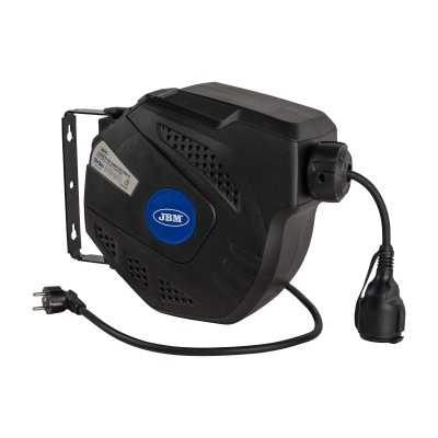 ENROULEUR CABLE ELECTRIQUE 12M - BLEU