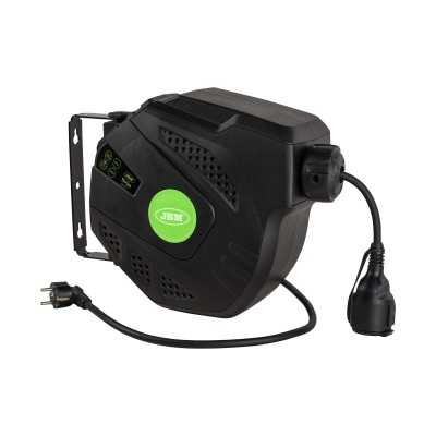 ENROULEUR CABLE ELECTRIQUE 12M - VERT