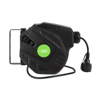 ENROULEUR CABLE ELECTRIQUE 12M - VERT
