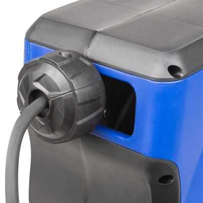 ENROULEUR CABLE ELECTRIQUE 21M - BLEU