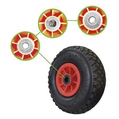 ROUE PLASTIQUE3.00-4 (260X85)POUR REF. 52202