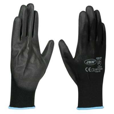GANTS DE TRAVAIL PAUME RENFORCÉE D POLYURÉTHANE T.10