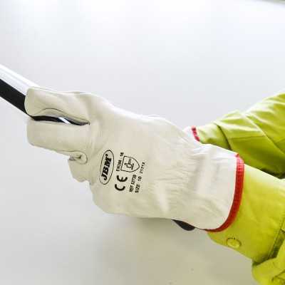 GANTS EN PEAU 10"