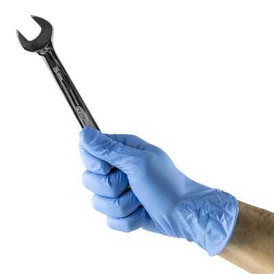BOITE GANTS BLEUS EN NITRILE TAILLE M