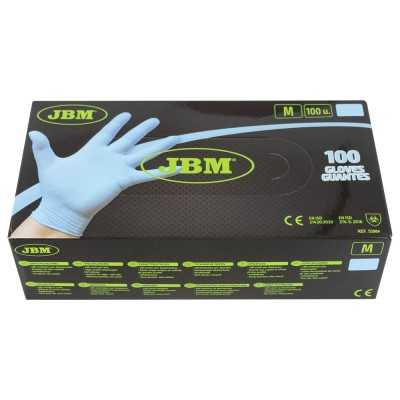 BOITE GANTS BLEUS EN NITRILE TAILLE M
