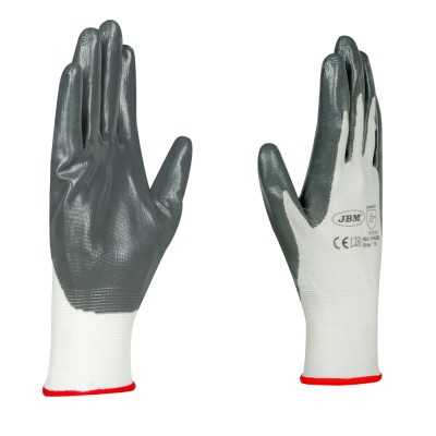 GANTS DE TRAVAIL RENFORCÉE EN NITRILE T.8
