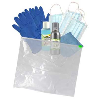 SAC EN PVC AVEC ZIP 25X30CM