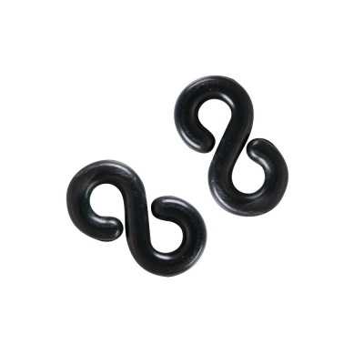 MAILLE DE CHAÎNE EN PLASTIQUE NOIR