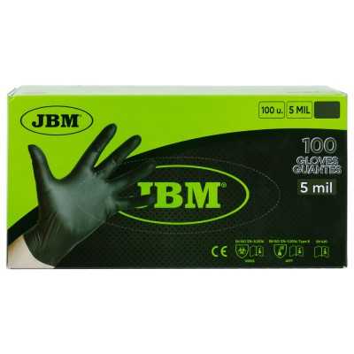 BOITE GANTS NOIRS NITRILE T:L 5MIL