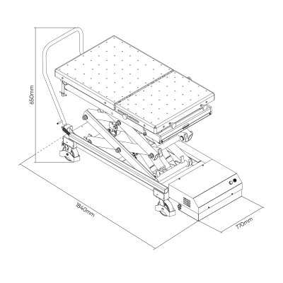 ASCENSEUR D'ASSEMBLAGE DE BATTERIES DE VÉHICULES ÉNERGÉTIQUES SANS SUPPORTS 1200KG