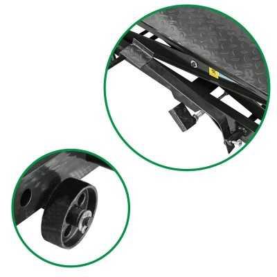 TABLE ÉLÉVATRICE HYDRAULIQUE POUR MOTOS – 365 KG