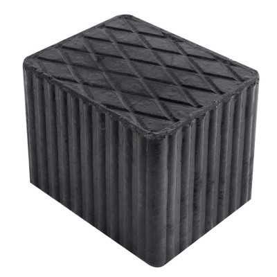 TAMPON DE LEVAGE EN CAOUTCHOUC POUR ASCENSEUR 160X120X120MM
