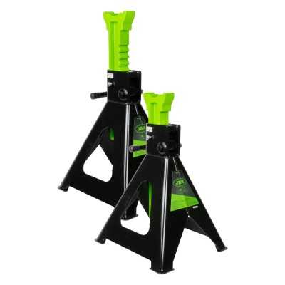 JEU DE 2 CHANDELLES À CRÉMAILLÈRE 12 TONNES (500-770 MM)