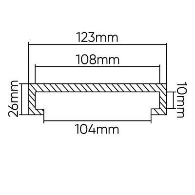 TAMPON DE LEVAGE EN CAOUTCHOUC POUR ASCENSEUR RAVAGLIOLI/WERTHER 123MM