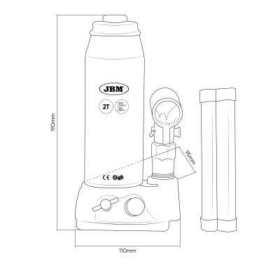 CRIC BOUTEILLE 2 TONNES