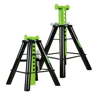 JEU DE 2 CHANDELLES À CRÉMAILLÈRE 10 TONNES (482-775 MM)