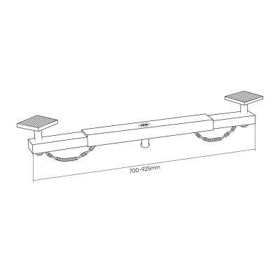 SUPPORT TRANSVERSAL POUR CRIC HYDRAULIQUE 2T