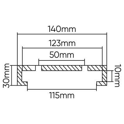 TAMPON DE LEVAGE EN CAOUTCHOUC POUR ASCENSEUR TWIN BUSCH 118MM