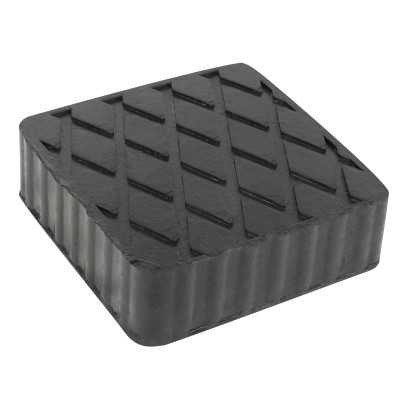 TAMPON EN CAOUTCHOUC POUR ÉLÉVATEUR 120X120X35MM