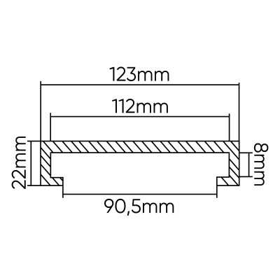 TAMPON DE LEVAGE EN CAOUTCHOUC POUR ASCENSEUR ROTARY 123MM