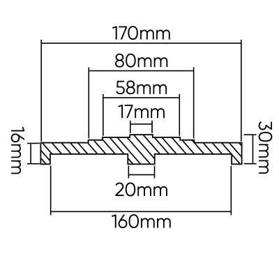 TESLA ELEVATION ADAPTATEUR PLUG 160MM