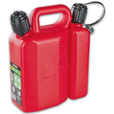 Jerrican double 3 + 1,5 L, avec goulottes