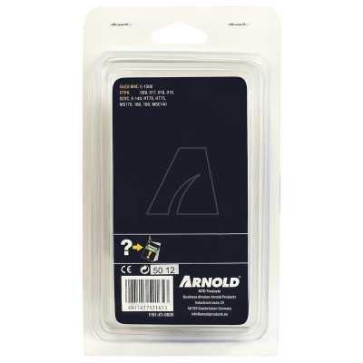 Chaîne de tronçonneuse 3/8" profil bas, 1,1 mm, 50 maillons d'entraînement antirebond, gouges demi-rondes