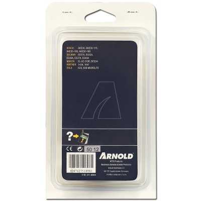 Chaîne de tronçonneuse 3/8" profil bas, 1,1 mm, 52 maillons d'entraînement antirebond, gouges demi-rondes