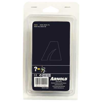 Chaîne de tronçonneuse 3/8" profil bas, 1,1 mm, 57 maillons d'entraînement antirebond, gouges demi-rondes