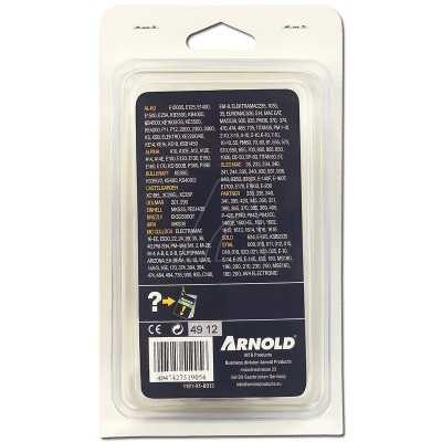 Chaîne de tronçonneuse 3/8" profil bas, 1,3 mm, 50 maillons d'entraînement antirebond, gouges demi-rondes