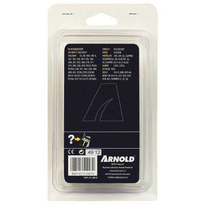 Chaîne de tronçonneuse 3/8" profil bas, 1,3 mm, 53 maillons d'entraînement antirebond, gouges demi-rondes