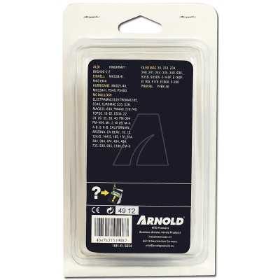 Chaîne de tronçonneuse 3/8" profil bas, 1,3 mm, 54 maillons d'entraînement antirebond, gouges demi-rondes