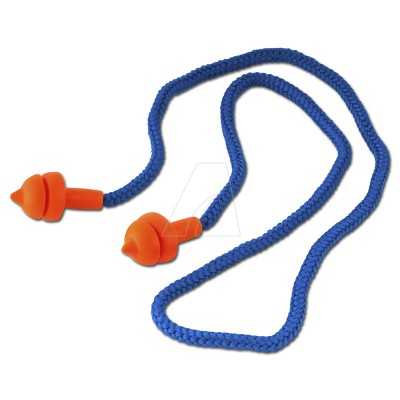 Bouchons d'oreille reliés par une cordelette, 200 paires