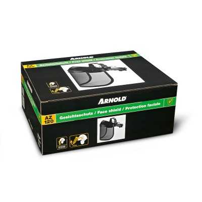 Écran de protection faciale ARNOLD AZ120, visière à mailles métalliques