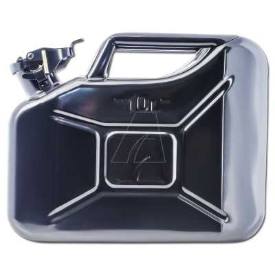 Jerrican métallique, 10L, noir
