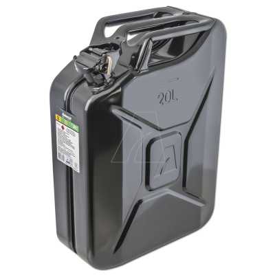 Jerrican métallique, 20L, noir