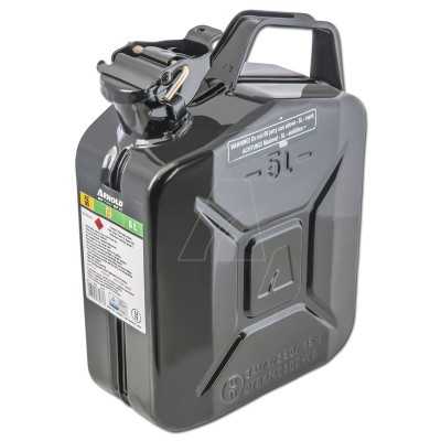 Jerrican métallique, 5L, noir