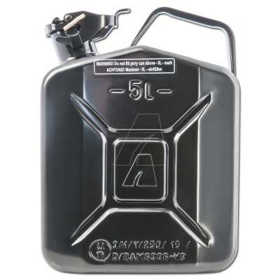 Jerrican métallique, 5L, noir