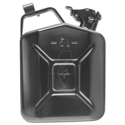 Jerrican métallique, 5L, noir