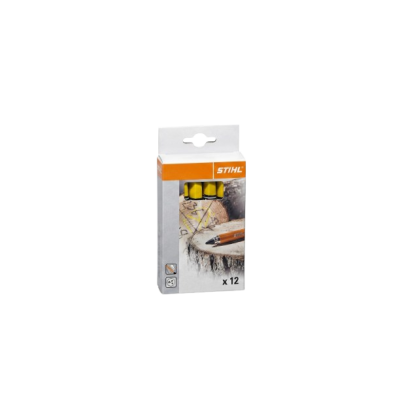 BOITE 12 CRAIES JAUNES STIHL