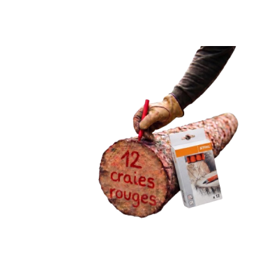 BOITE 12 CRAIES ROUGES STIHL