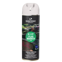 BOMBE TRACEUR DE MARQUAGE FORESTIER FLUO 12-24 MOIS FLUO MARKER BLANC 500ML - SOPPEC