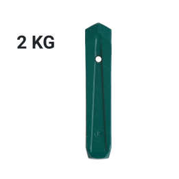 COIN A BOIS POINTU VERT - 2kg - LEBORGNE