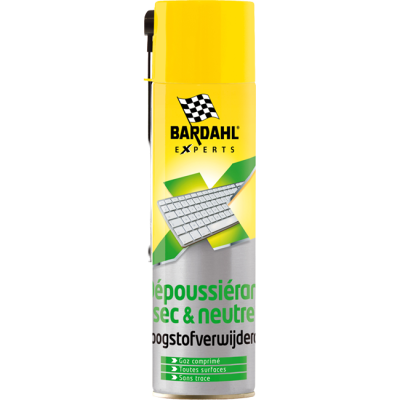 DEPOUSSIERANT SEC & NEUTRE BARDAHL - AEROSOL 300 ML - BARDHAL 3266720044497 / 63266720044499 (cc 6)