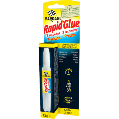 STYLO RAPID'GLUE PEN CYANOACRYLATE -TUBE 12G BARDAHL 3266720499037 / 13266720499034 (cc 12)