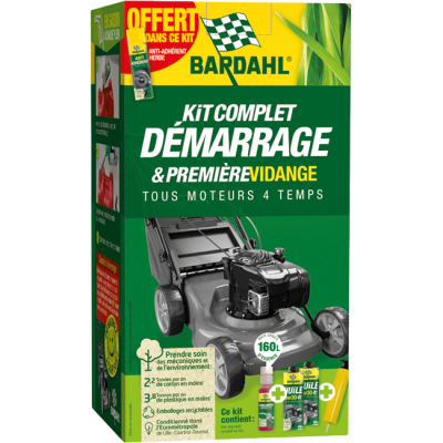 KIT DE DEMARRAGE & 1ERE VIDANGE POUR MOTEURS 4 TEMPS BARDAHL 3266720094553 / 63266720094555 (cc 6)