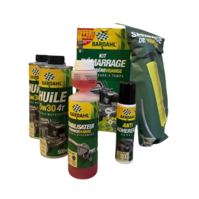 KIT DE DEMARRAGE & 1ERE VIDANGE POUR MOTEURS 4 TEMPS BARDAHL 3266720094553 / 63266720094555 (cc 6)